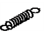 Toyota 90506-08001 Spring, Tension