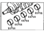 Toyota 11704-64030 Bearing Set, Crankshaft