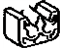 Toyota 77286-10010 Clamp, Fuel Tube, Rear Toyota 77286-10010 Clamp, Fuel Tube, Rear