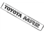 Toyota 75441-17011-05 Plate, Rear Name(Model Mark) Toyota 75441-17011-05 Plate, Rear Name(Model Mark)