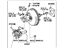 Toyota 47200-08070 Brake Booster Assy, W/Master Cylinder