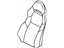 Toyota 71073-2H250-C1 Front Seat Back Cover, Left(For Separate Type)