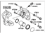 Toyota 47830-42080 Cylinder Assembly, Rear Di