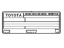 Toyota 11298-37780 LABEL, EMISSION CONT