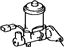 Toyota 47025-35070 Brake Master Cylinder Sub-Assembly