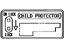 Toyota 69339-06040 Label, Child Protect